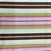 "Terrace" Premier Prints | Stripes in Pink / Brown / Green | Home Decor / Drapery Fabric | 54" Wide | By the Yard