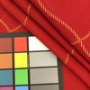 Wavy Grid in Red and Yellow | Upholstery / Slipcover Fabric | 54" Wide | By the Yard