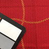 Wavy Grid in Red and Yellow | Upholstery / Slipcover Fabric | 54" Wide | By the Yard