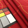 Wavy Grid in Red and Yellow | Upholstery / Slipcover Fabric | 54" Wide | By the Yard