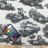 Toile in Black / Off-White | Home Decor / Drapery Fabric | 54" Wide | By the Yard