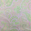 Paisley in Pink / Green / Yellow | Home Decor / Drapery Fabric | 54" Wide | By the Yard