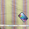 Thick and Thin Stripes in Gold / Purple / Red | Upholstery / Drapery Fabric | 54" Wide | By the Yard