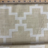 Aztec Geo in Two Toned Beige | Home Decor / Drapery Fabric | 54" Wide | By the Yard