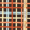 "Spiroplaid" Premier Prints | Drawn Plaid in Black / Red / Blue | Home Decor / Drapery Fabric | 54" Wide | By the Yard
