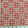 Westbury in Rouge | Square Lattice in Red | Reversible Upholstery Fabric | Clarence House | 54" Wide | By the Yard