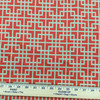 Westbury in Rouge | Square Lattice in Red | Reversible Upholstery Fabric | Clarence House | 54" Wide | By the Yard