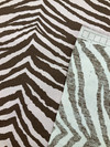 Zebra Print Pink / Brown | Home Decor / Drapery Fabric | 54" Wide | By the Yard