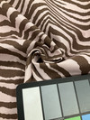 Zebra Print Pink / Brown | Home Decor / Drapery Fabric | 54" Wide | By the Yard