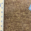 Mocha Brown Crosshatch Print Microfiber Upholstery Fabric | Mid weight Upholstery | Crafts | Bags | By The Yard | 54 Inch