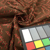 Budding Branch in Brown and Red |  Mid Weight Upholstery Fabric | Home Decor | Slipcover | Drapery | 54 Inch Wide | By The Yard