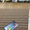 Wavy Stripe in Brown, Red and Gold and Tan | Heavyweight Upholstery Fabric | By The Yard | 54 Inch Wide