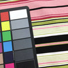 "Terrace" Premier Print | Stripes in Pink | Black | Green | Cream | By The Yard | 54 Inch Wide Fabric