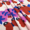 Pink, Red and Blue Butterflies Novelty Polar Fleece | By The Yard | 60 inch Wide Fabric