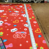 Pretty Cat on Red Novelty Polar Fleece  Fabric | 100% Polyester | By The Yard | 60 inch wide