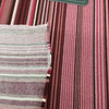 Burgundy/Rose/ Magenta Horizontal Stripe | Lightweight Sweater Knit Fabric | Clothing and Apparel | By The Yard
