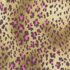 Brown and Pink Leopard Print Sheer Mesh Knit Fabric | Clothing and Apparel | 60 Inch wide | By The Yard