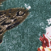 Lillies and Leopards| in Forest Green  Lightweight Semi Sheer Mesh Knit Fabric | Clothing and Apparel | By The Yard| 45 inch Wide