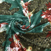 Lillies and Leopards| in Forest Green  Lightweight Semi Sheer Mesh Knit Fabric | Clothing and Apparel | By The Yard| 45 inch Wide