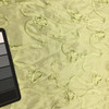 Light Celery Green Ribbon Taffeta Fabric | Polyester Textured 3-D Fabric | Clothing and Apparel | By The Yard | 60 inch Wide