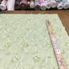 Light Celery Green Ribbon Taffeta Fabric | Polyester Textured 3-D Fabric | Clothing and Apparel | By The Yard | 60 inch Wide