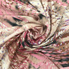 Rose Pink and Mauve Abstract Print Jersey Knit Fabric Print | Clothing and Apparel | 60 Inch Wide | By The Yard