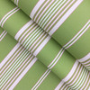 Linden Hill Green Stripe Fabric |.  High UV | 100% Polyester | Outdoor Patio Upholstery