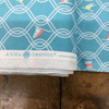 Nautical Rope in Blue / White / Coral | Seafarer by Anna Griffin | Quilting Fabric | 100% Cotton | 44 wide | By the Yard