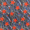 Stars in Red on Blue | Patriotic | Quilting Fabric | 100% Cotton | 44 wide | By the Yard
