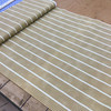 Dark Tan and Beige Stripe  | Quilting Fabric | 100% Cotton | 44 wide | By the Yard | 3  3246