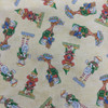 Santa Elf Toss by Jim Shore | Green / Blue / Beige | Christmas | Quilting Fabric | 100% Cotton | 44" Wide | By the Yard