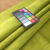 Melon in Kiwi | Solid Citron Green | Low Pile Velvet Fabric | Heavy Upholstery | 54" Wide | By the Yard
