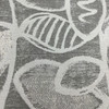 Darcy in Taupe | Contemporary Leaves in Taupe and Off White | Upholstery Fabric | 54" Wide | By the Yard