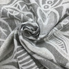 Darcy in Taupe | Contemporary Leaves in Taupe and Off White | Upholstery Fabric | 54" Wide | By the Yard