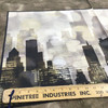 Cityscape Art Panel 24x44 | Brown / Black | Quilting Treasures | Quilting Fabric | 100% Cotton | 44 wide | By the Panel