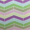 Pastel Chevron Brick Print | Quilting Fabric | 100% Cotton | 44 wide | By the Yard 3469