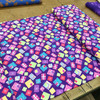 Purple Birthday Present Print |  Pink | Teal | Yellow | Mint | Quilting Fabric | 100% Cotton | 44 wide | By the Yard 3482