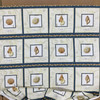 Seashell Block Panel | 22x44 | Quilting Treasures |  | 100 % Cotton | Quilt Panel | Sold By The Panel
