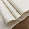 Greek Key Geo in Two Toned Cream | R-ATTICUS CREAM | Upholstery Fabric | Regal Fabrics Brand | 54 inch Wide | By the Yard