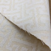 Greek Key Geo in Two Toned Cream | R-ATTICUS CREAM | Upholstery Fabric | Regal Fabrics Brand | 54 inch Wide | By the Yard