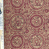 Medallion Geo Jacquard in Red and Gold  R-MANDY RED | Upholstery Fabric | Regal Fabrics Brand | 54 inch Wide | By the Yard