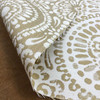 Medallion Geo Jacquard in Bronze and Cream | R-MANDY STRAW | Upholstery Fabric | Regal Fabrics Brand | 54 inch Wide | By the Yard