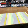 Stripes in Grey / Yellow / Green | Furniture Weight Outdoor Friendly Fabric | 100% Acrylic  | 54" Wide | By the Yard