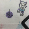 Paw Patrol in Winter | White / Pink / Purple | Juvenile Flannel Fabric | 44 Wide | 100% Cotton | By The Yard 129