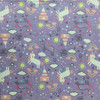 Unicorns and Castles in Purple and Pink | Juvenile Flannel Fabric | 44 Wide | 100% Cotton | By The Yard 136