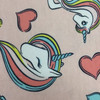 Unicorns in Pink / Blue / Yellow | Juvenile Flannel Fabric | 44 Wide | 100% Cotton | By The Yard 164