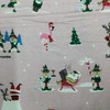Christmas Elves and Reindeer in Pink / Green / Blue | Juvenile Flannel Fabric | 44 Wide | 100% Cotton | By The Yard 182
