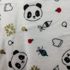 Holiday Pandas in White / Red / Gold | Juvenile Flannel Fabric | 44 Wide | 100% Cotton | By The Yard 190