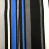 Thick and Thin Stripes in Blue / Grey / Black | Juvenile Flannel Fabric | 44 Wide | 100% Cotton | By The Yard 194