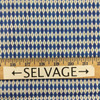 Argyle in Blue and White | Fruit Stand by Anne Tavoletti | Quilting Fabric | 100% Cotton | 44 wide | By the Yard 3926